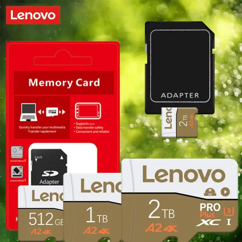 Карта Lenovo Class 10 Micro TF SD 1 ТБ 512 ГБ 256 ГБ SD/TF Флэш-память 128 ГБ Cartao De Memoria 64 ГБ TF-карта для телефона, дрона, ПК
