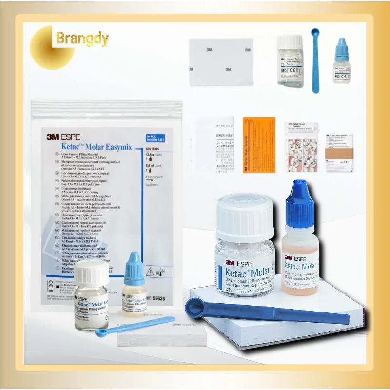 3M ESPE Dental Gic Filling Materials Ketac Molar Easymix Super Stronge Glassionomer Наполнитель для постоянного восстановления зубов Стоматология Стоматологические материалы