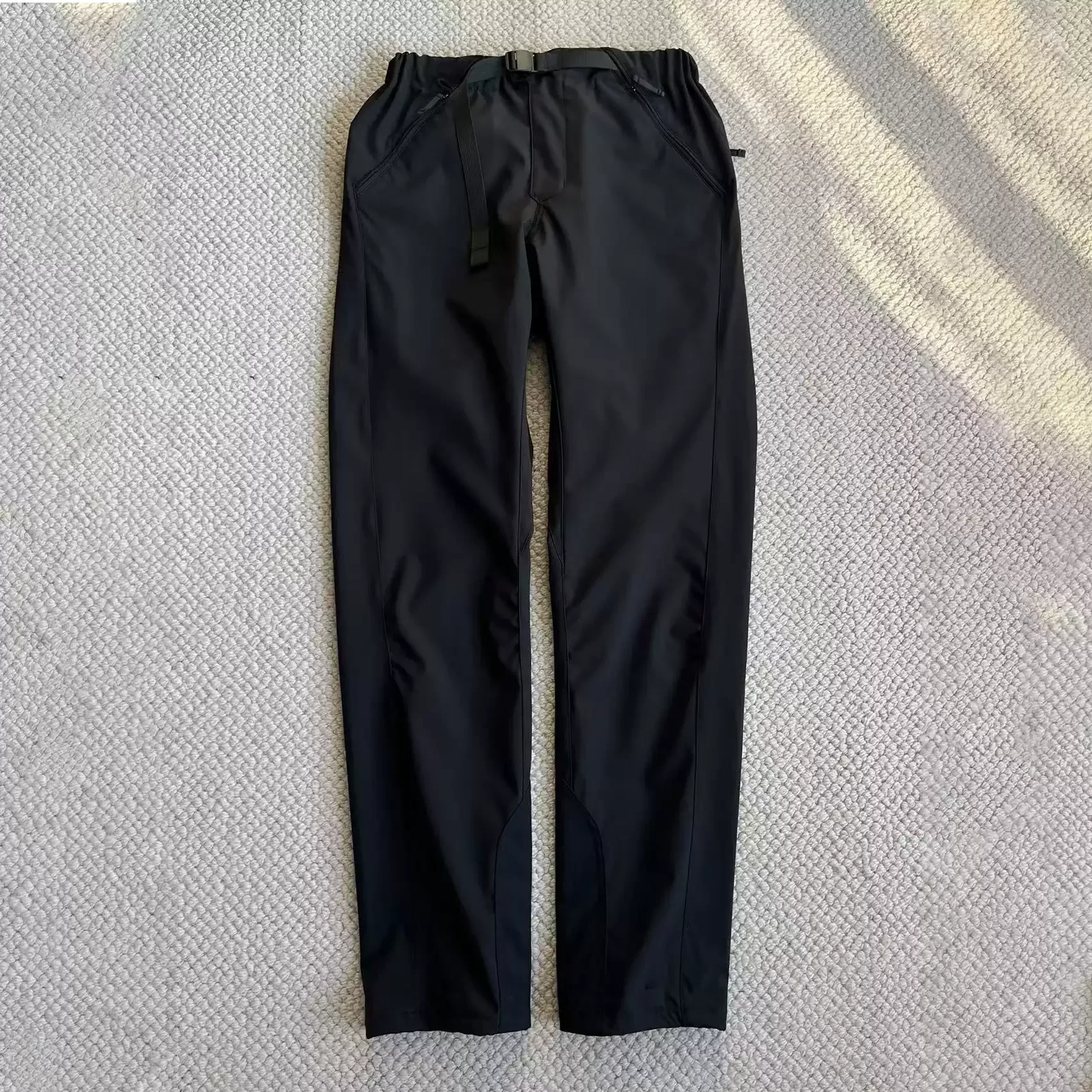 Фото Yamatomichi commuting outdoor hiking skiing soft shell slim fit pants windproof coldproof men and women №2
