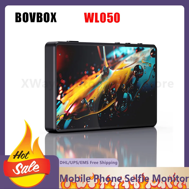 Bovbox Wl050 Магнитный монитор для селфи мобильного телефона HD беспроводной или Bluetooth-приемник для задней видеосъемки мобильного телефона