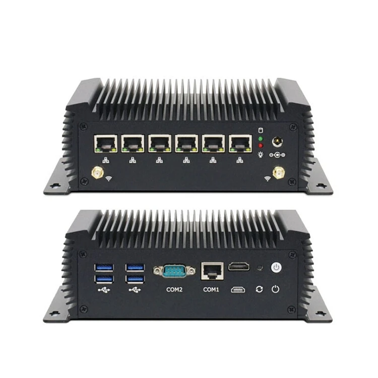 Linkleaps Популярный 6 2,5 ГБE LAN Pfsense Firewall Soft Router Промышленный ПК Встроенный ПК Мини-ПК с сердечником 7-го до 12-го поколения I3 I5 I7