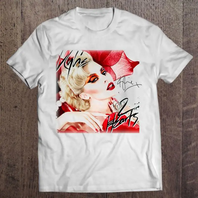 Новая популярная белая футболка Kylie Minogue For Fan S 2345XL TMB4247