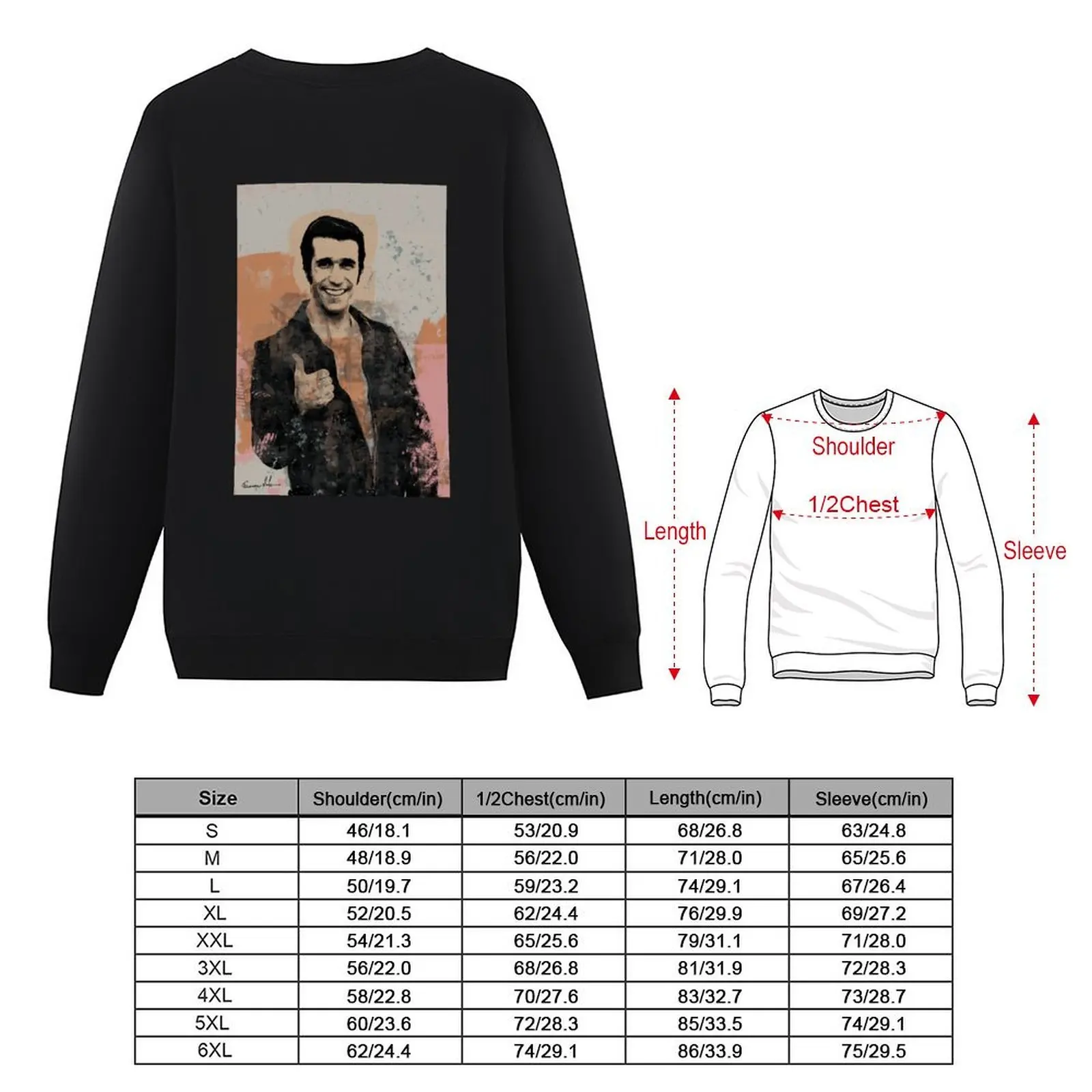 Фото Пуловер Fonzie, мужская одежда, мужская осенняя одежда, эстетичная одежда в японском стиле, толстовки №5