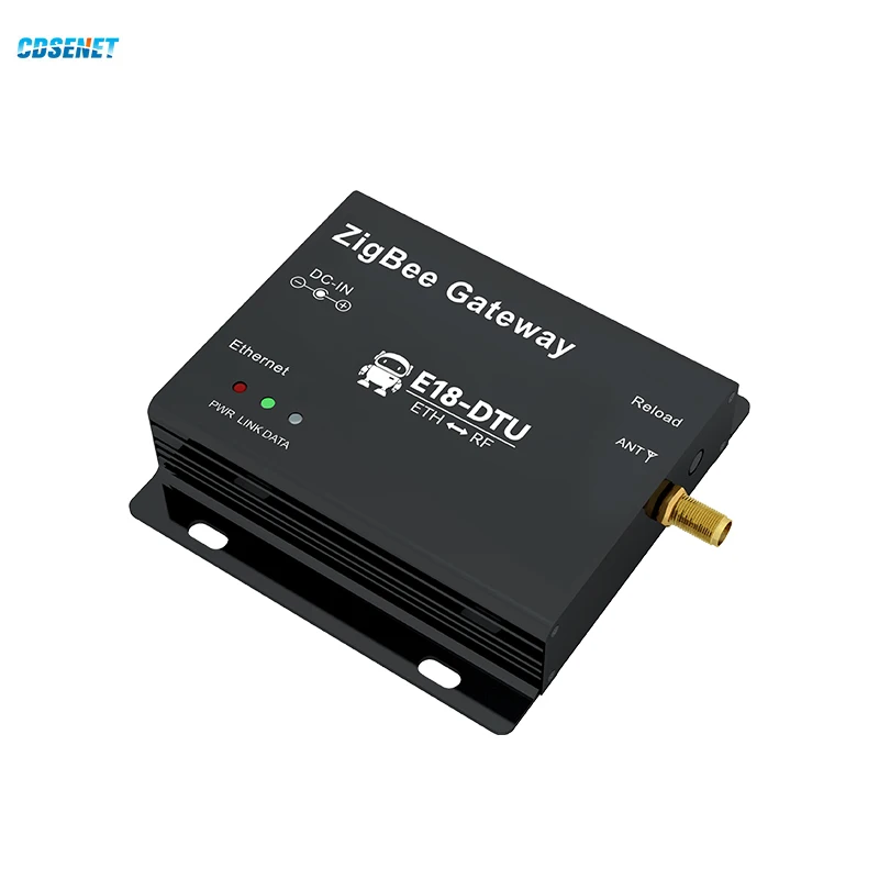 Zigbee Gateway Беспроводная передача CDSENT E18-DTU(Z27-ETH) 27 дБм, Автономная сеть, режим TCP/UDP/HTTP/MQTT