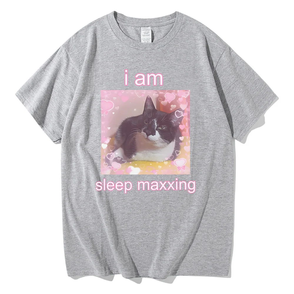 Футболки с принтом «I Am Sleep Maxxing» для мужчин и женщин