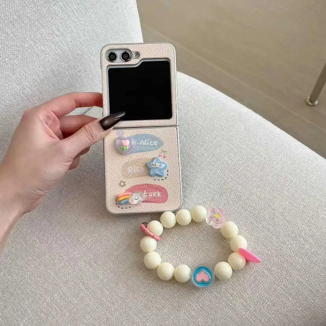 Фото Чехол для Samsung ZFlip 3 4 5 6 ZFlip 7FE Huawei PuraX NovaFlip P60 P50pocket2 Honor MagicVFlip Xiaomi MixFlip OPPO find N2 N3flip №2