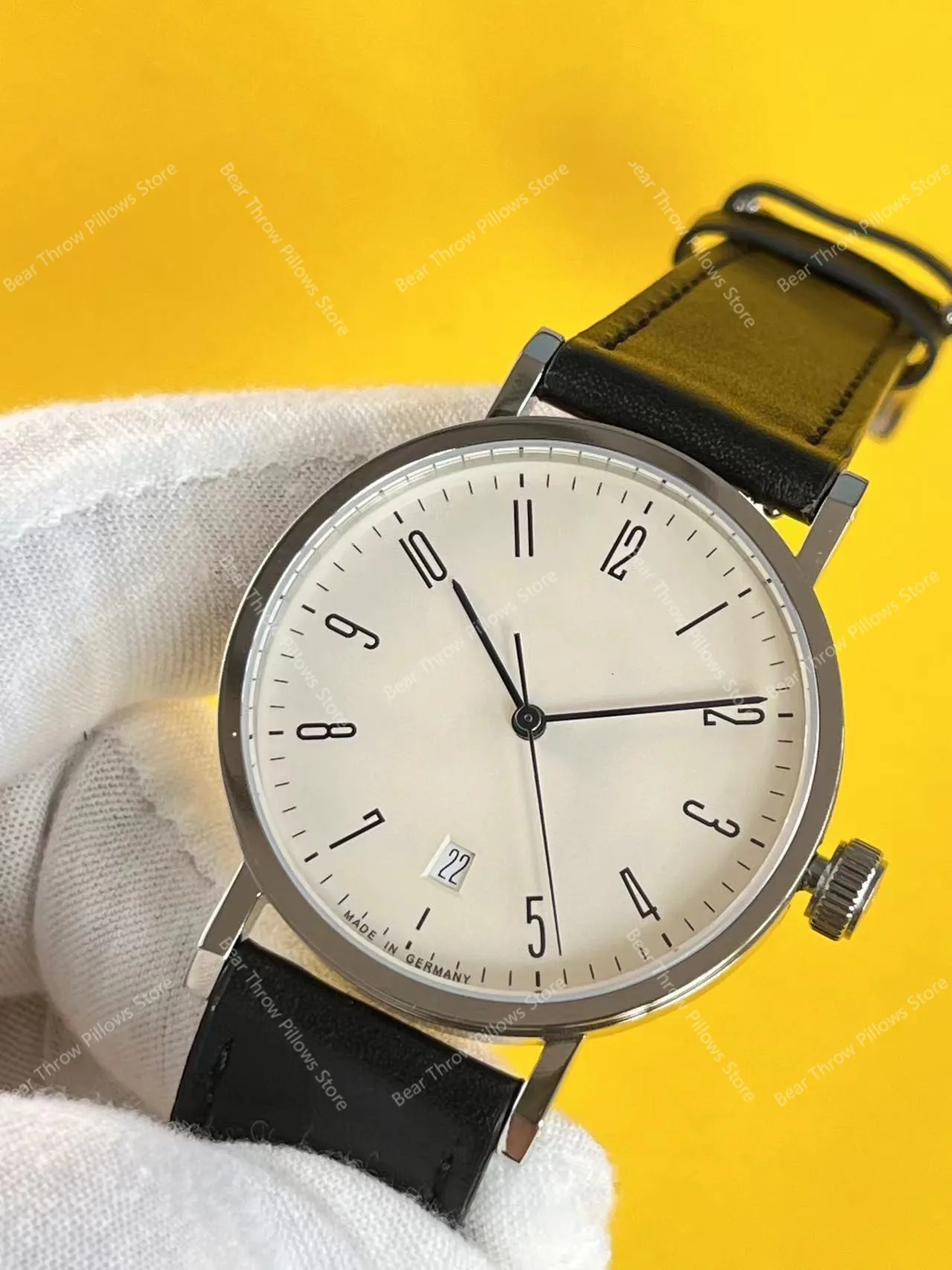 Ультратонкие автоматические часы Bauhaus |   ST2130/ETA2824 Сапфировое стекло |   Минималистичный календарь немецкого ремесла