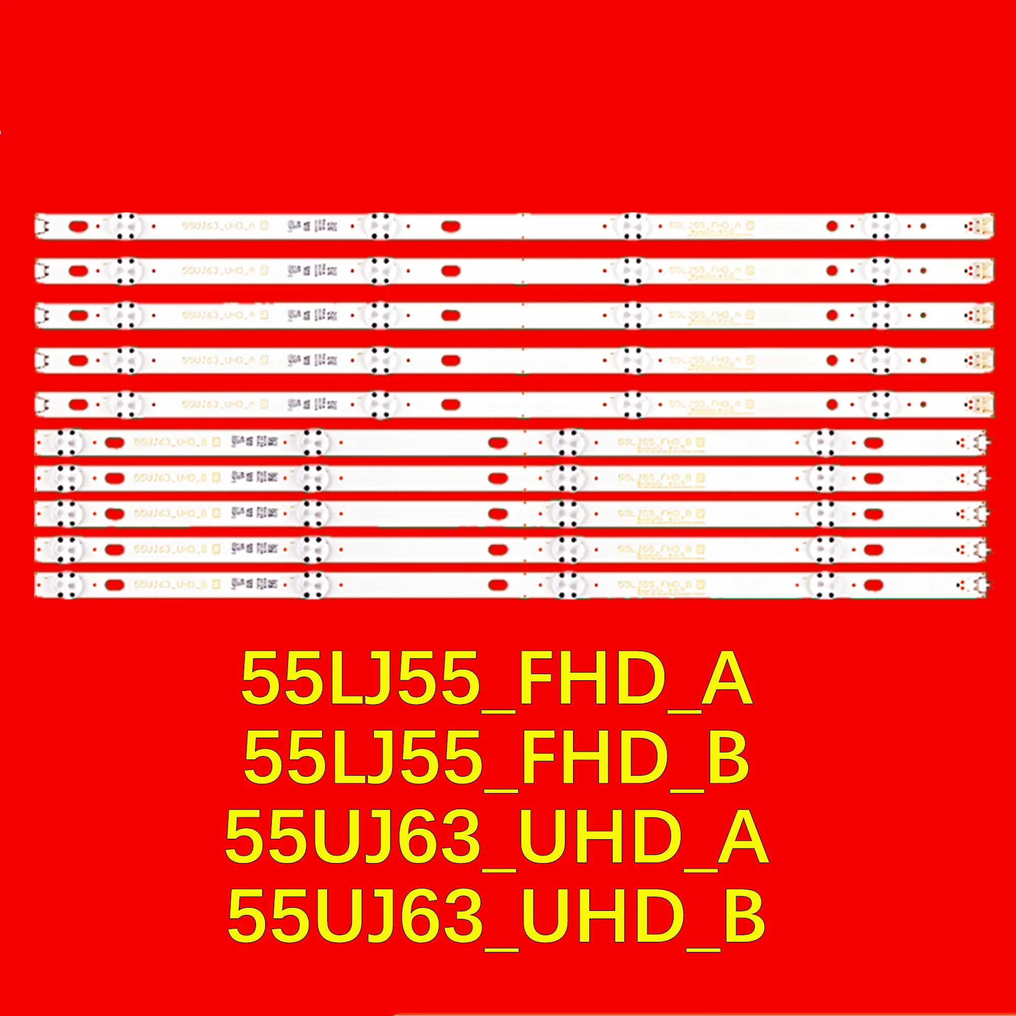 Светодиодная лента подсветки телевизора для 55UJ6300 55UJ63 55LJ63_UHD_B 55LJ55_FHD_A