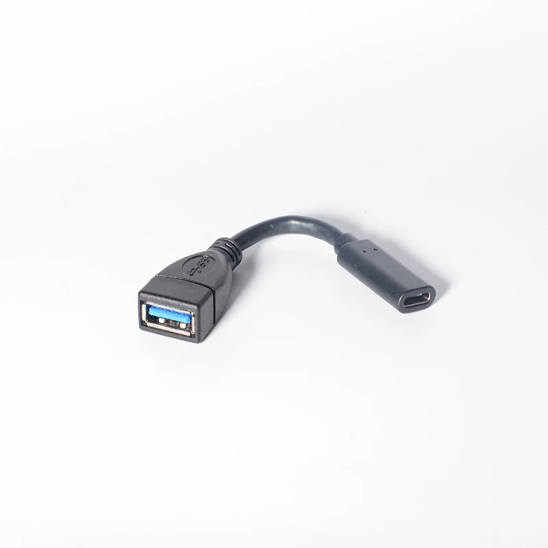 Кабель-адаптер USB c на OTG, Переходник USB 3.0 типа a мама на USB type C мама OTG Type-C для зарядки и передачи данных, шнур для кабеля (art.: 3a39851c350) - 3a39851c350