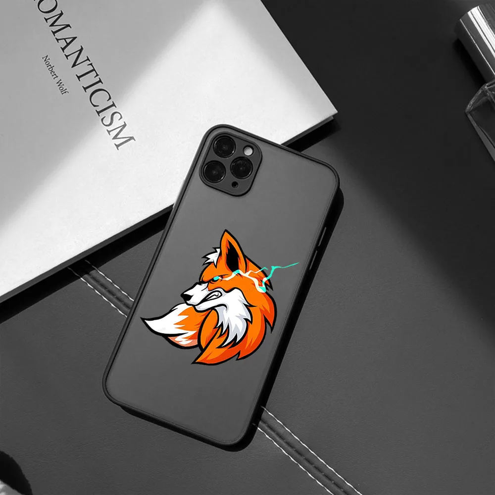 Фото Phone Case For iPhone 16ProMax 15 14 7 8 16 Plus 13 12 11 XR X XS SE Mini 15P Cute Fox Cartoon Translucent Matte Soft Back Cover №4