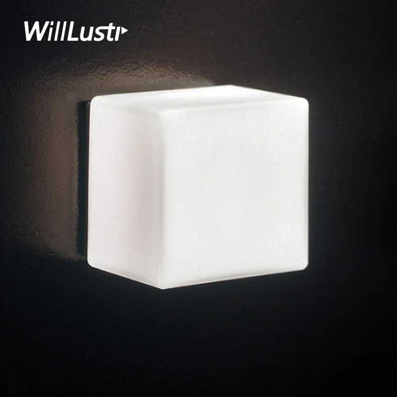 Фото Willlustr Cubi Настенное бра Лампа Ufficio Stile дизайн Современный свет отель ресторан бар дверной проем крыльцо новинка туалетный столик освещение №2