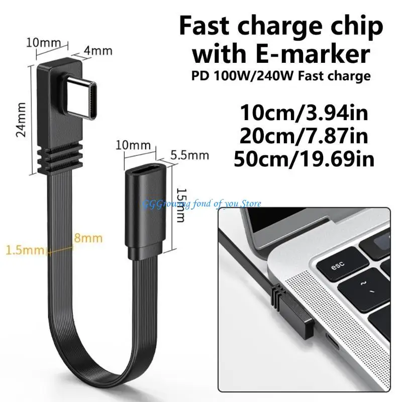 H9EB PD240W 480 Мбит  с 90 градусов USB C Мужчина до USB C (art.: 3920cfcd064f5) - 3920cfcd064f5
