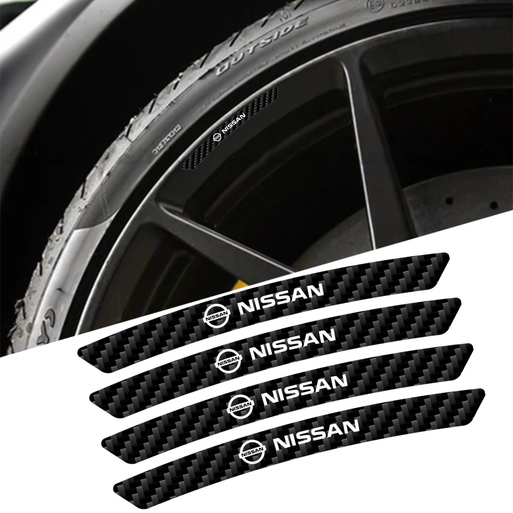 4 шт., автомобильные диски из углеродного волокна для Nissan Nismo Tiida Teana GTR X-Trail Xterra Qashqai Note