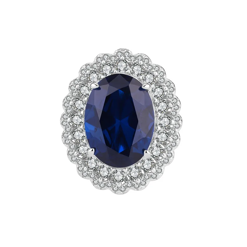 Комплект из колье и серёг, из серебра 925 пробы, с фианитом (art.: 3920c2bab692d) - 3920c2bab692d