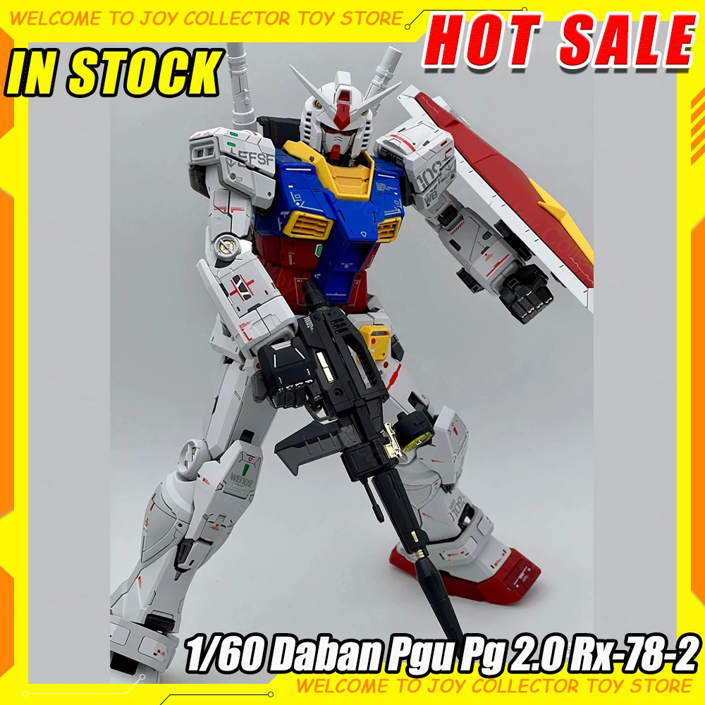 1/60 Daban Pgu Pg 2,0 Rx-78-2 Высокоточная рамочная сборка Фигурка Аниме Модели Коллекция Орнамент Игрушки на заказ Подарки