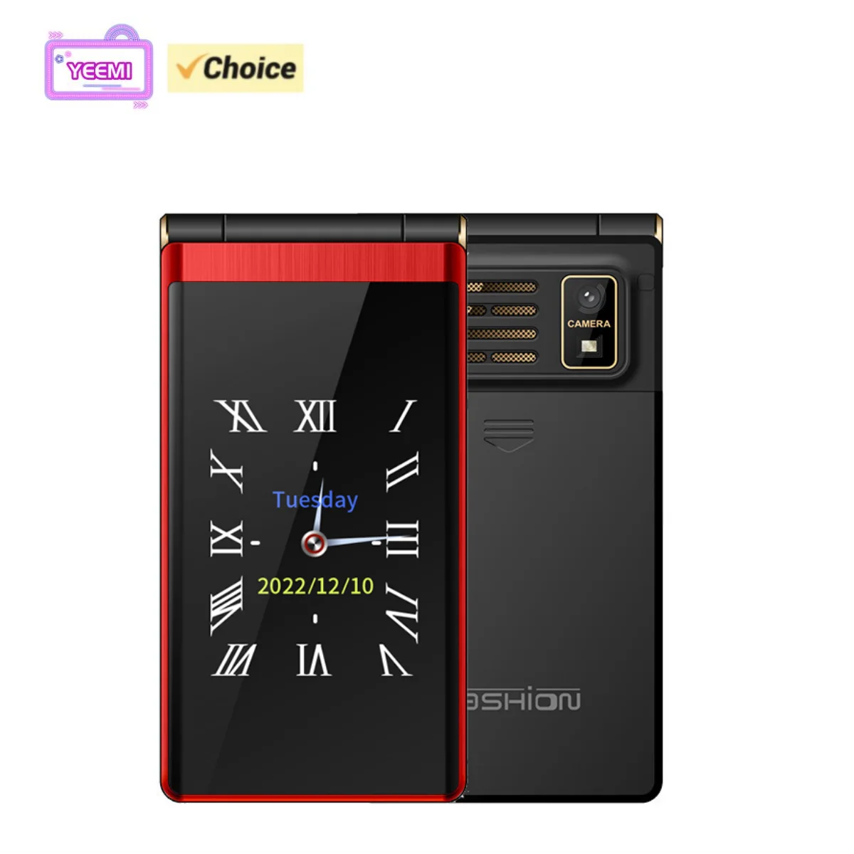 Телефон-раскладушка Yeemi M1 +, 2 SIM-карты, 2G