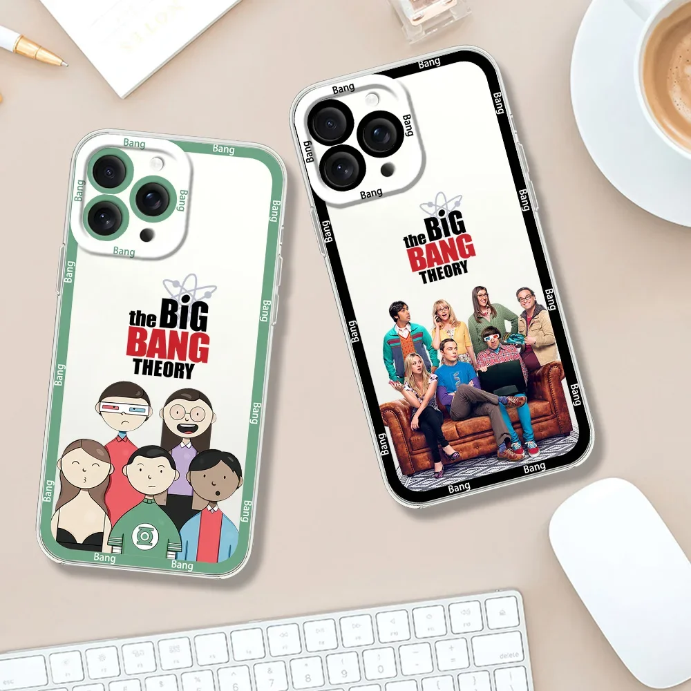 Classic Tv The Big Bang Theory For Samsung A31 A55 S20 S21 S22 S23 S24 Fe Plus Ultra Transparent Border Shell