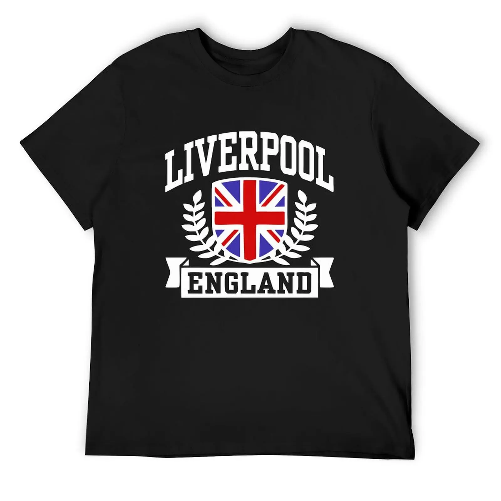 Футболка Liverpool England, большие черные фигурки аниме, мужская одежда