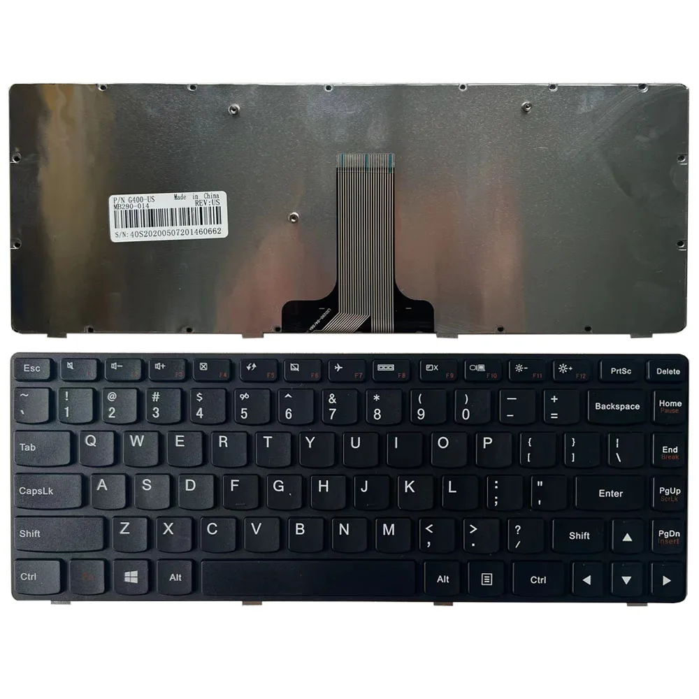 Новая американская клавиатура для Lenovo G400 G405 G405A G410, американская английская черная