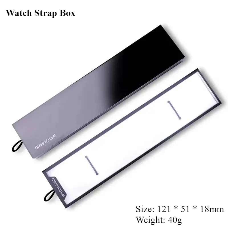 Простой чехол-коробка с ремешком для часов Apple Watch Band Ultra 10 9 8 7 6, бумажная упаковка 49/46/45/44/42 мм для серии IWatch Band 20/22 мм