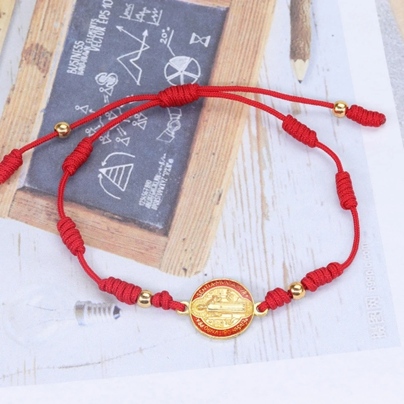 Религиозный браслет Mary Handrope Mary/san Benito/santa Judea Da Tadeo, браслет-четки, подарок для женщин, мужчин, мальчиков и