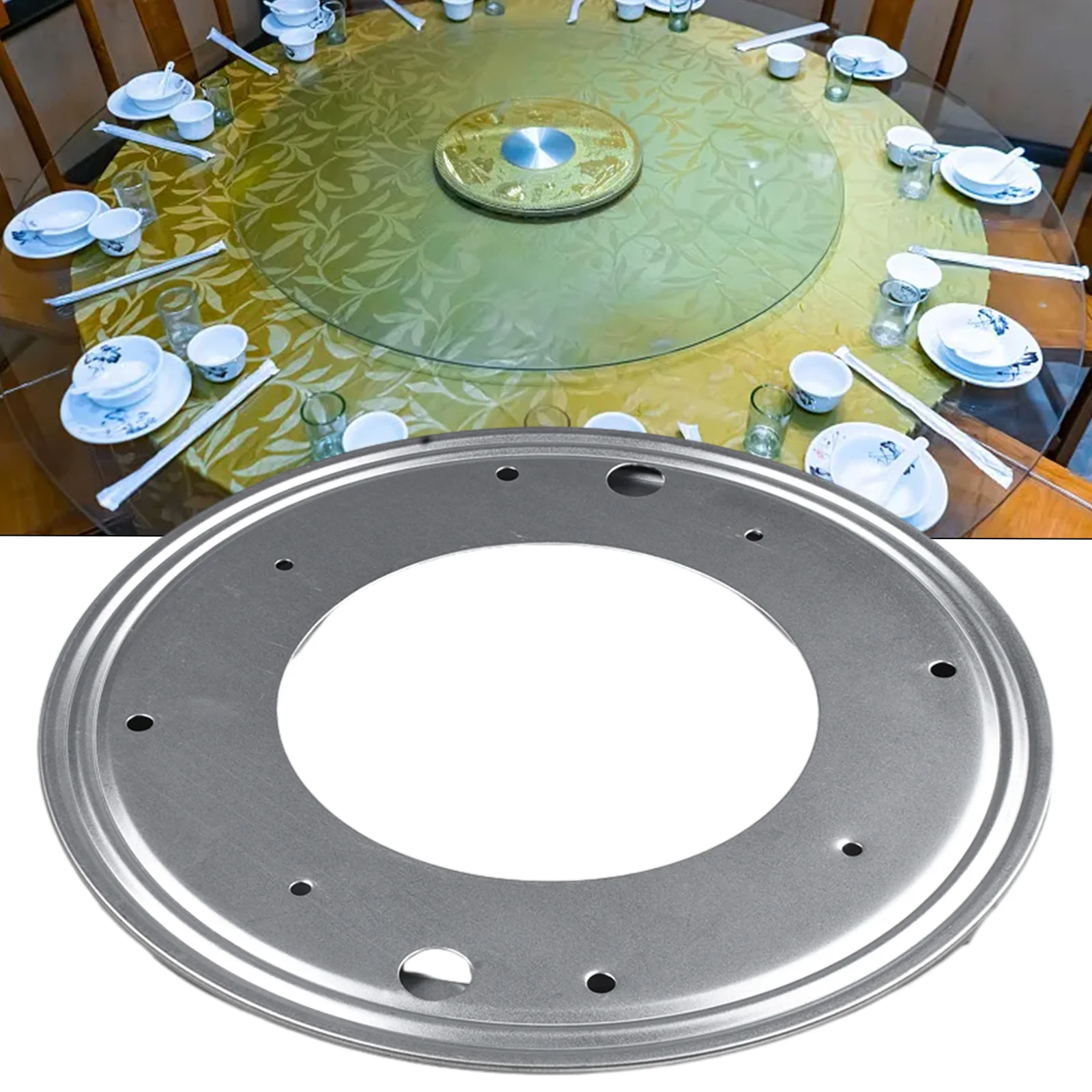 Оцинкованная вращающаяся пластина для кухни, обеденного стола, 4 типа