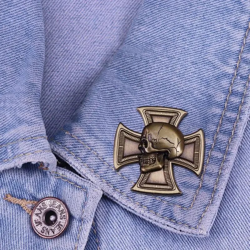 Германия, мировая война, редкий железный крест, череп, коллекция знаков, украшения, ремесла, булавки для костюма для мужчин и женщин (art.: 3920cd98f4b53) - 3920cd98f4b53
