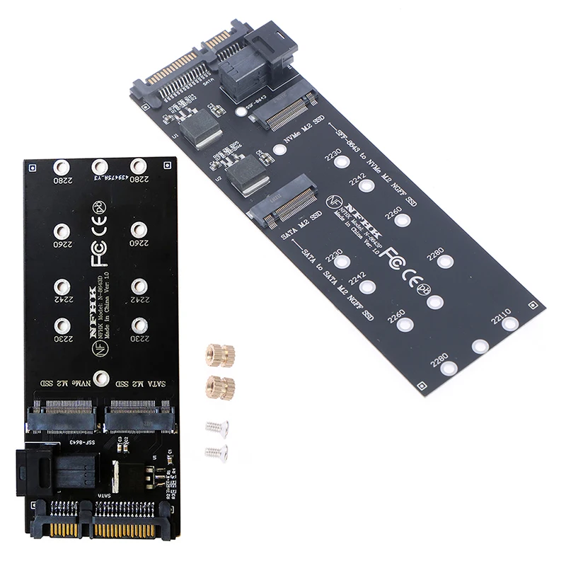 Адаптер для SSD-накопителя, 1 шт., 22Pin SATA M.2, адаптер для NVMe M.2 NGFF SSD SATA