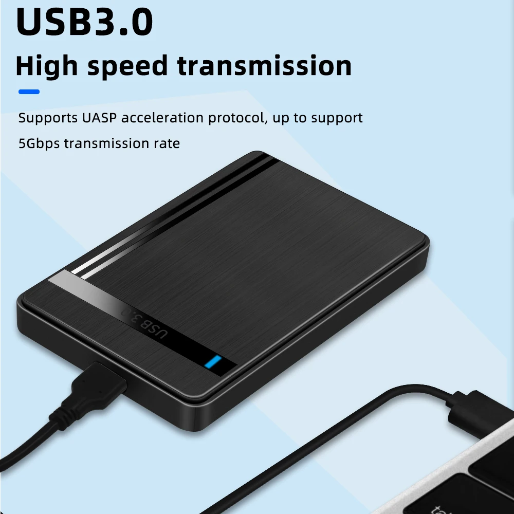 Фото Tishric 2,5-дюймовый Корпус Для Жесткого Диска Sata-usb, Внешний Жесткий Диск №3