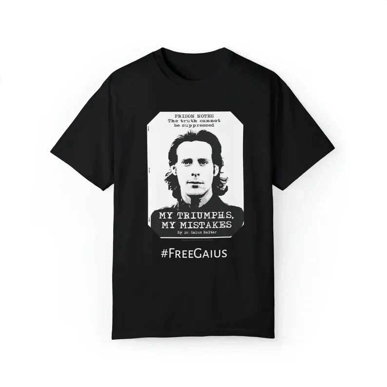 Battlestar Galactica Футболка Gaius Baltar с длинными или короткими рукавами Мужские топы Kawaii Одежда Мужская одежда Подарок бойфренду Подарки для мужчин