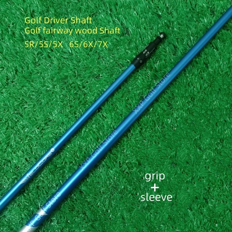 2024 Новый вал для гольфа синий ven Fuj Golf Drivers Shaft 5/6/7 S/R/X Гибкий графитовый вал Деревянные валы Бесплатная сборка Втулка и ручка