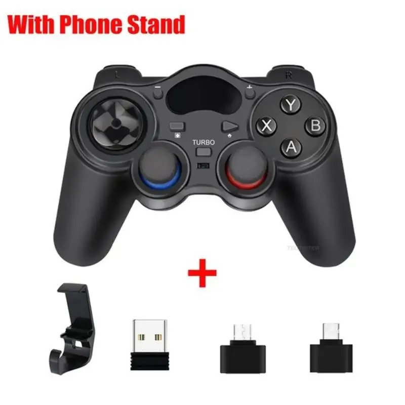Фото Беспроводной геймпад Android, джойстик для переключателя для PS3/смартфона для планшетного ПК, приставки Smart TV для Bluetooth 2,4G, контроллер №4