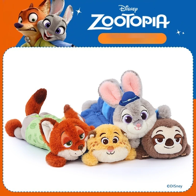Disney Zootopia Judy Hopps Nick Wilde Леопардовый полицейский плюшевая сумка для хранения кукол Студенческая сумка-карандаш Подарок на день рождения