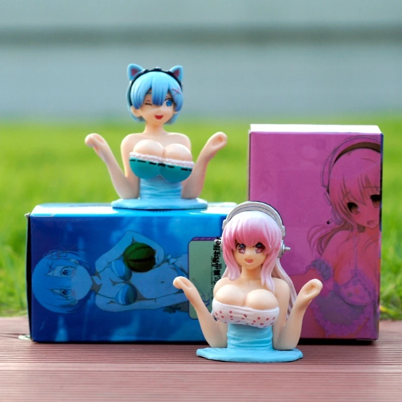 Shake Chest Sonic Rem's Car Ornament Ручная Работа Сексуальная Модель Знаменитый В Интернете Бестселлер Kanako Смола ПВХ 6