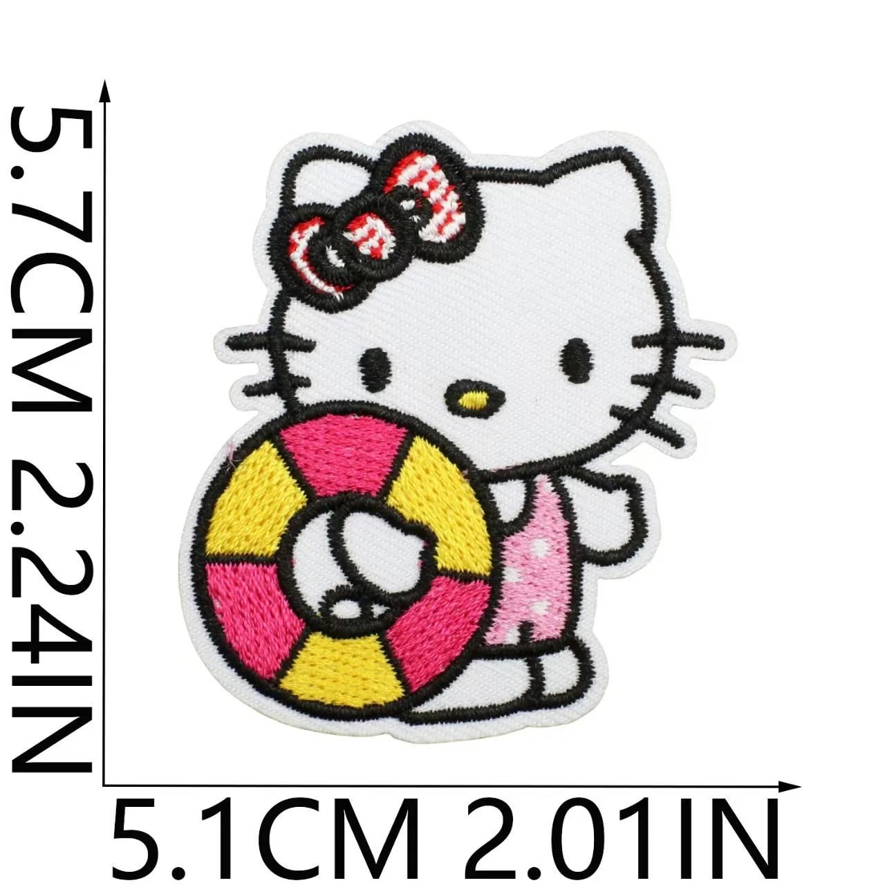 Фото Вышитые нашивки с узором «Человек-паук» «Hello Kitty», пришивные самоклеящиеся аппликации для одежды Marvel для украшения своими руками №4
