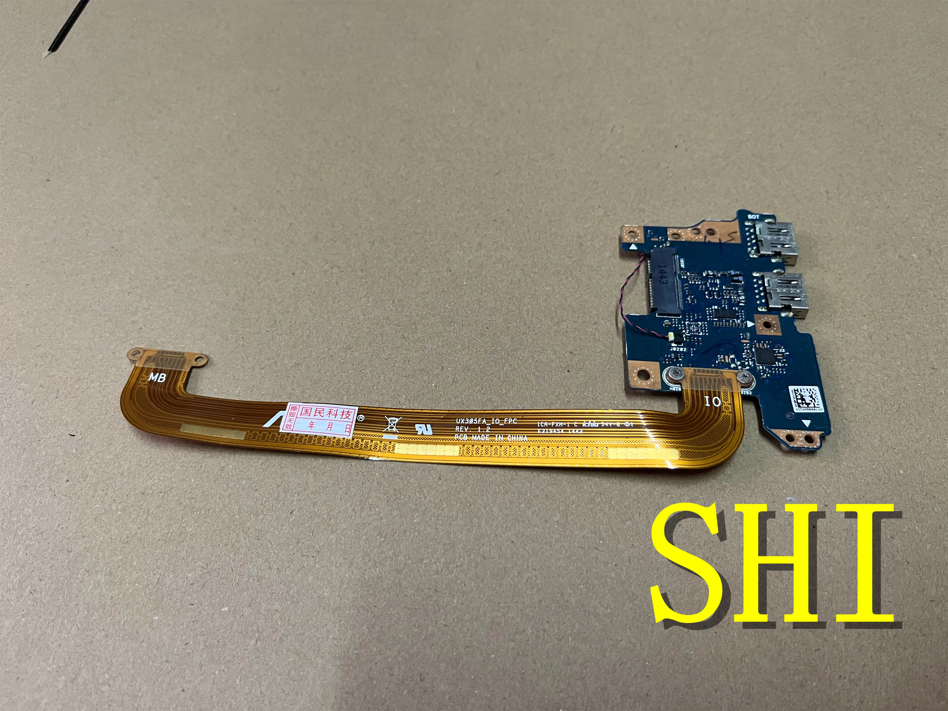 UX305FA Оригинальный используется для ноутбука ASUS UX305FA_IO IO USB Pembaca Kartu SATA жесткий диск HDD SSD Konektor Jack Плата Бесплатная доставка