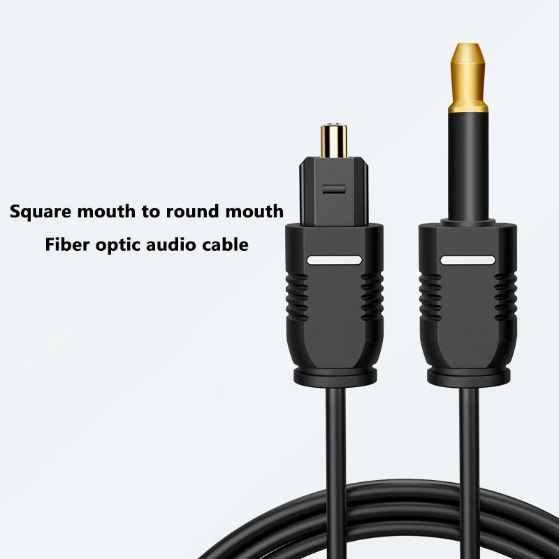 Фото SPDIF к MINI Toslink 3,5 мм аудио оптический кабель цифровой кабель позолоченный разъем адаптер для усилителя мощности музыкальный плеер №2