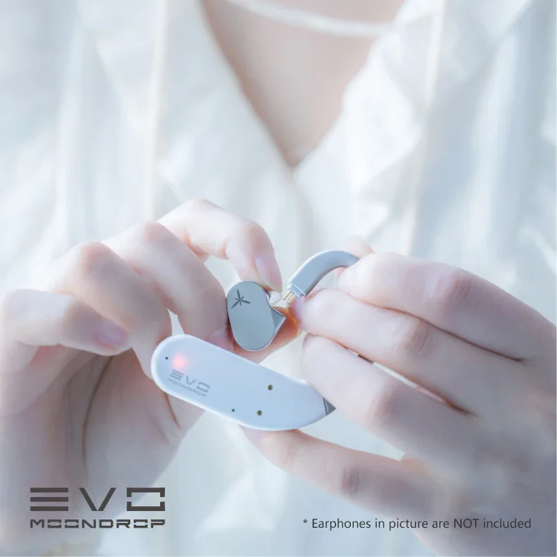 Фото MOONDROP EVO HiFi True Wireless Bluetooth ушной крючок s модуль Dual ES9318 DAC/AMP сенсорные микрофоны, ушной крючок 0,78 2-pin №3