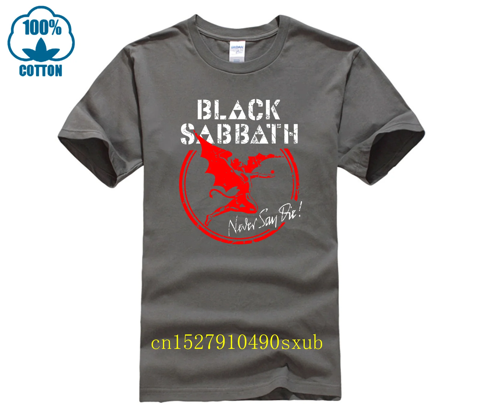 Фото Официальная черная футболка Sabbath Never Say Die Футболка Archangel №4
