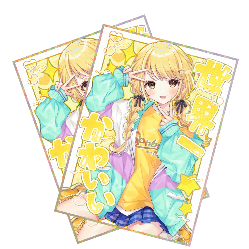 60 шт. аниме THE IDOLM@STER фигурки Kotone Fujita рукава для карт DTCG PTCG коллекционные карты блестящий защитный чехол (art.: 3920d17a2b558) - 3920d17a2b558
