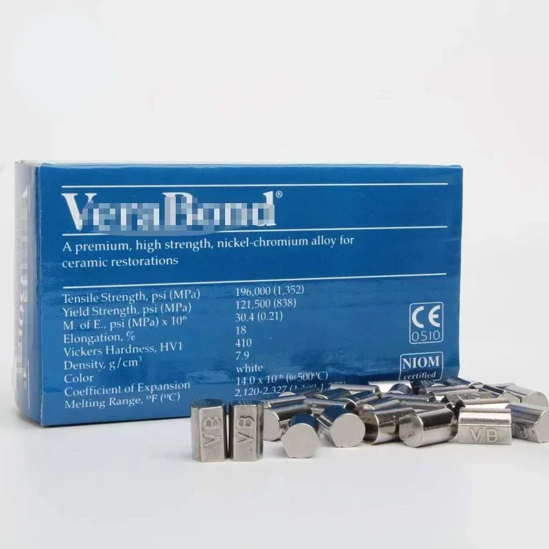 Внутренняя корона Verabond, металл, никель, хром, VB, запеченный фарфор, сталь, запеченный бериллием, фарфоровый сплав, стоматологический протез