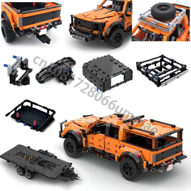 2024 MOC технические пикапы строительные блоки Строительные блоки DIY игрушка в подарок