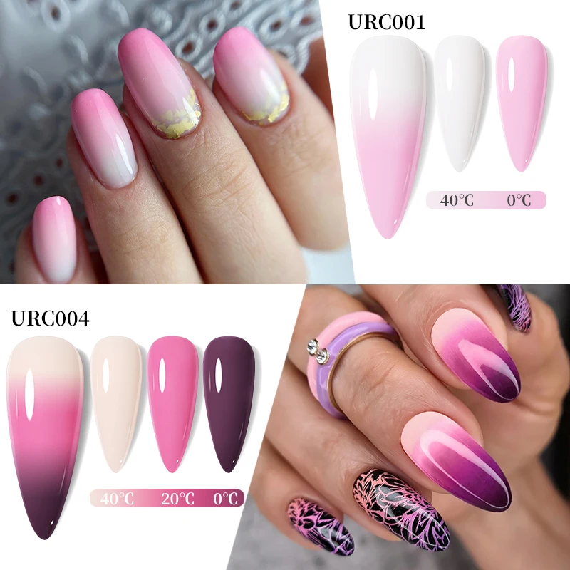 Фото UR SUGAR Термальный гель-лак для ногтей 3-цветный гель-лак для ногтей Soak Off УФ-клей для маникюра №2