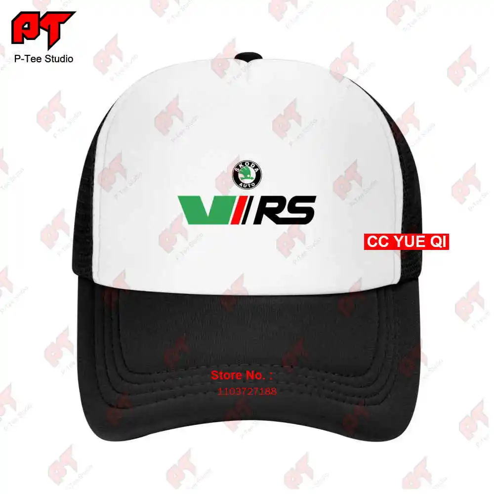 Бейсболки для Skoda Rs Vrs Auto Sport Graphicorrally Wrc, бейсболки для грузовиков, 3KFQ