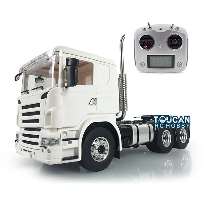 Металлическое шасси LESU RC 1/14 6*6 с несобранной кабиной, модель трактора, грузовика, мотор ESC, замок, дифференциальный контроллер, игрушка THZH0589
