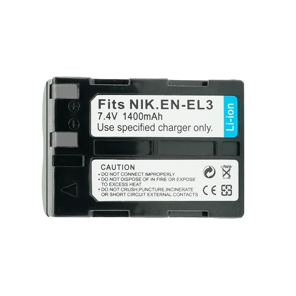 1400 мАч EN-EL3e Аккумулятор EN EL3e EL3a ENEL3e Аккумулятор для камеры Nikon D300S D300 D100 D200 D700 D70S D80 D90 D50 L50 Аксессуары