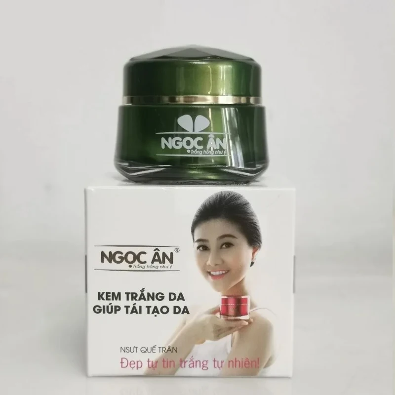 Вьетнам Kem Trang da Giup tai tao da ngoc трай коллаген Ngoc An, mun mo Sen mo сайт, 3장 в 1, Trang Da Chong Nang Отбеливание инструмент по уходу за кожей