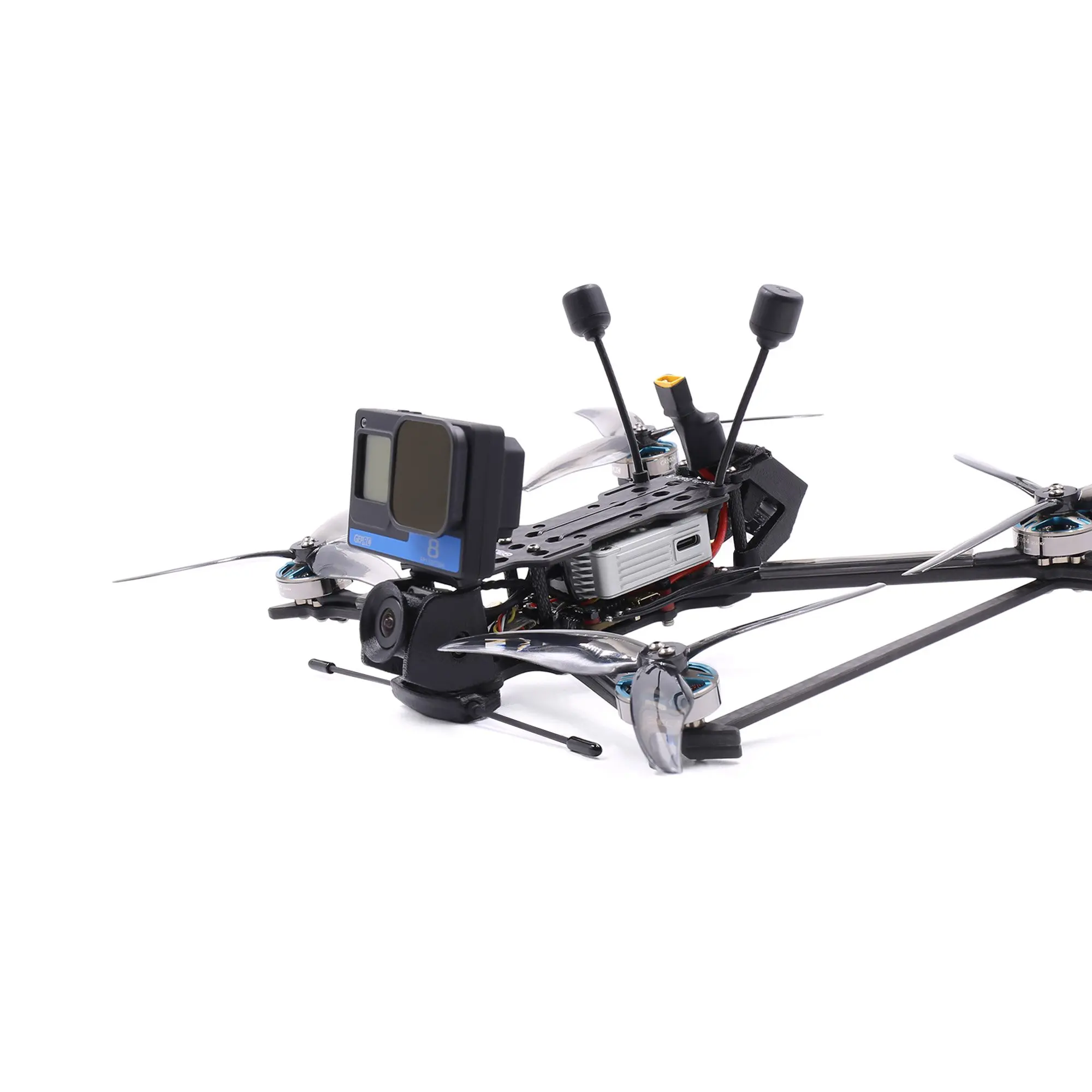 GEPRC Crocodile5 Baby LR HD GEP-F722-35A AIO FPV Air Unit, цифровая система BN220 GPS GR2004 2550KV 4S 5 дюймов FPV, Дрон дальнего радиуса действия