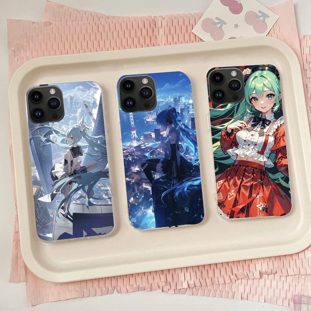 Фото WDA-16 Hatsune -Miku Transparent Silicone Case For Moto G G4 5 6 7 8 Edge 20 Power Play Stylus Plus №3