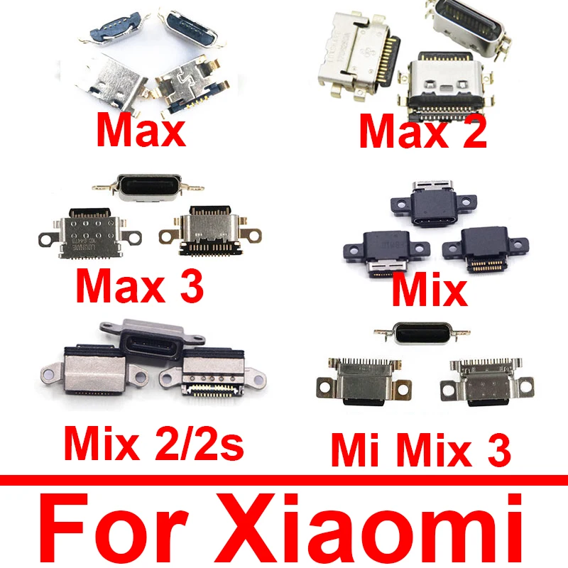Разъем USB-порта зарядного устройства для Xiaomi Mi Max Mix 2 2S 3 Mirco USB-порт, разъем для синхронизации даты, зарядная док-станция, разъем для ремонта, замена